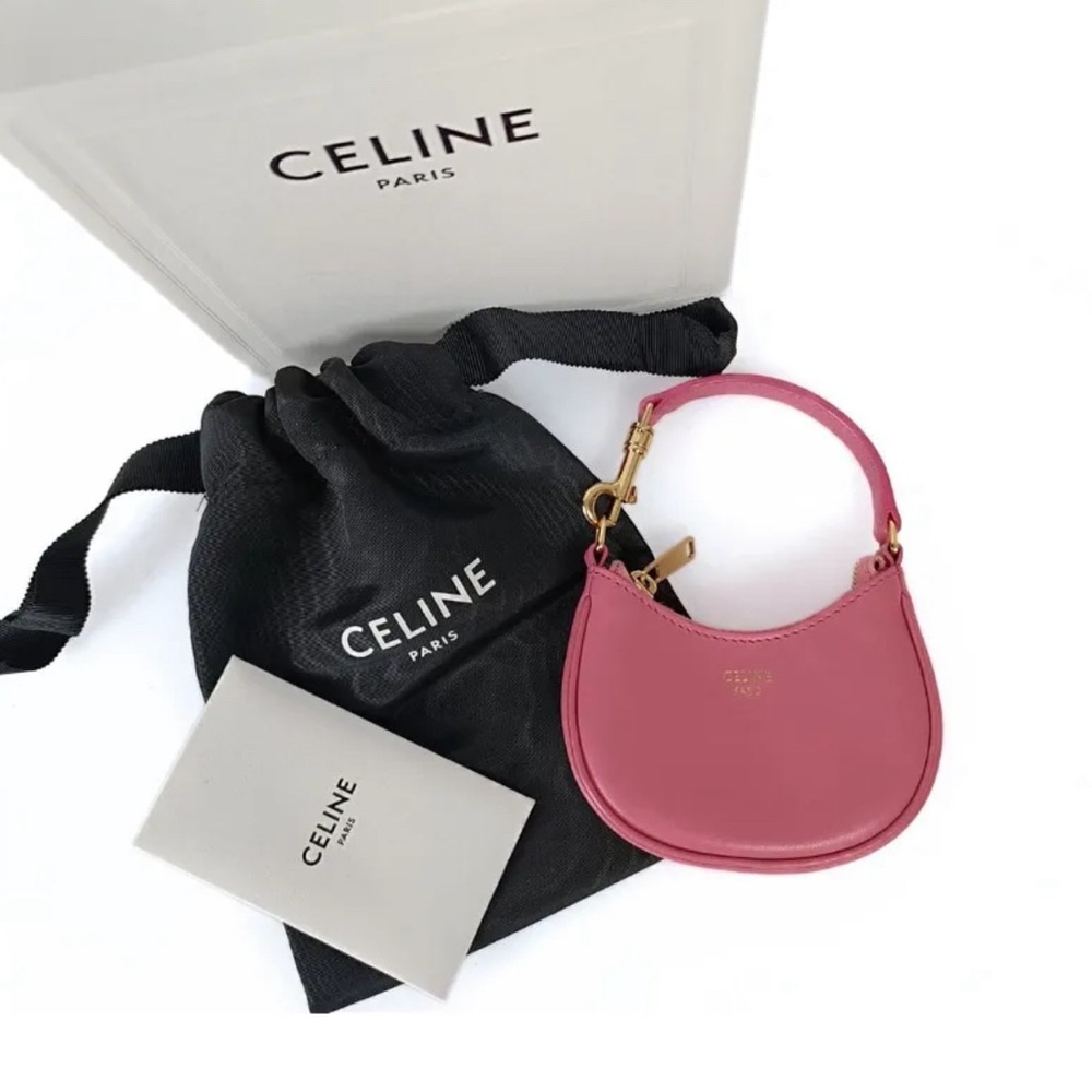 CELINE "Ava" mini bag in pink leather